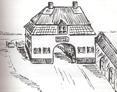 Het Tolhuis uit 1687.